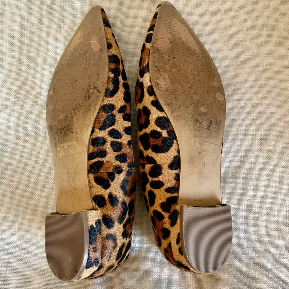 J. Crew Women's Leopard Print Flats - Picture 4 of 5